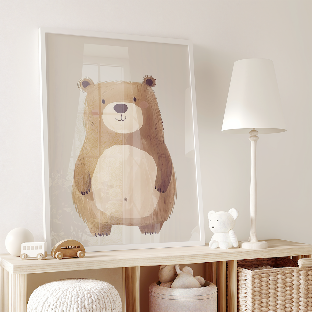 Bear Nursery Wall Art | Canvas Art, Art Prints & Framed Canvas