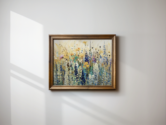 thicket Wildflowers Wall Art | Canvas Art, Art Prints & Framed Canvas, oil painting, wall art 