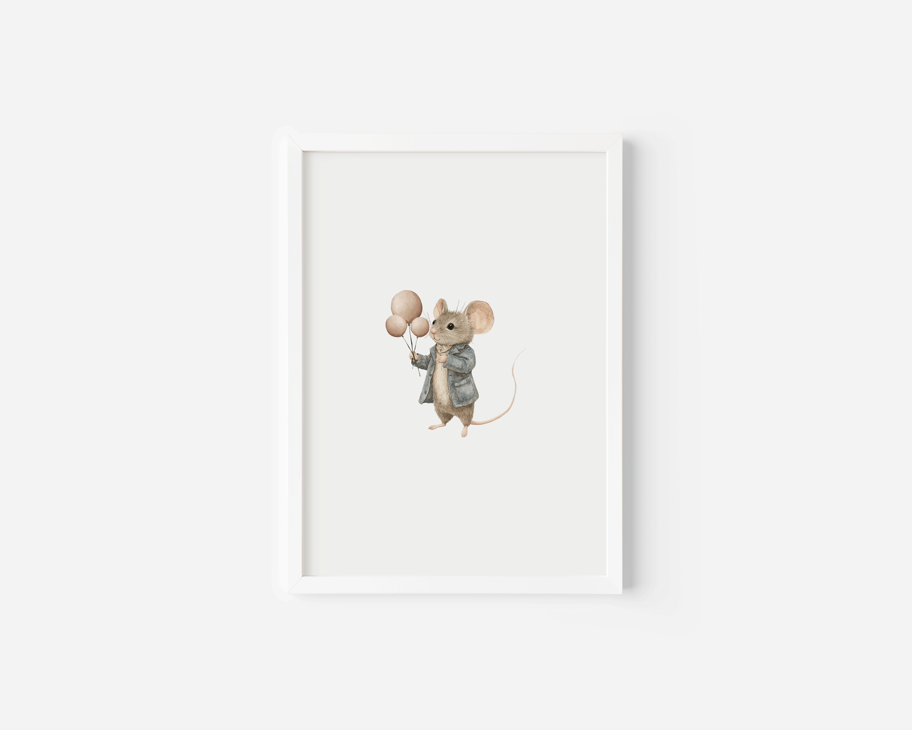 Vintage Mouse Print for Boy Nursery | Canvas Art, Art Prints & Framed Canvas