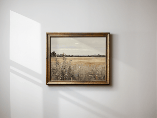 Vintage Landscape Art – Neutral Nature Scene Print - Buy Wall Art