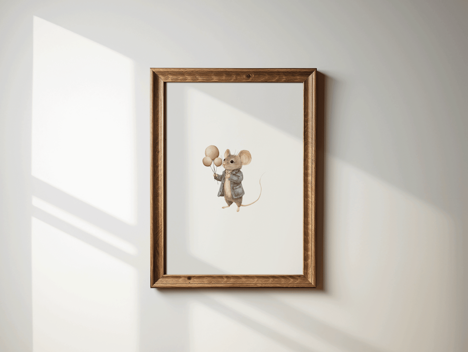 Vintage Mouse Print for Boy Nursery | Canvas Art, Art Prints & Framed Canvas - Buy Wall Art