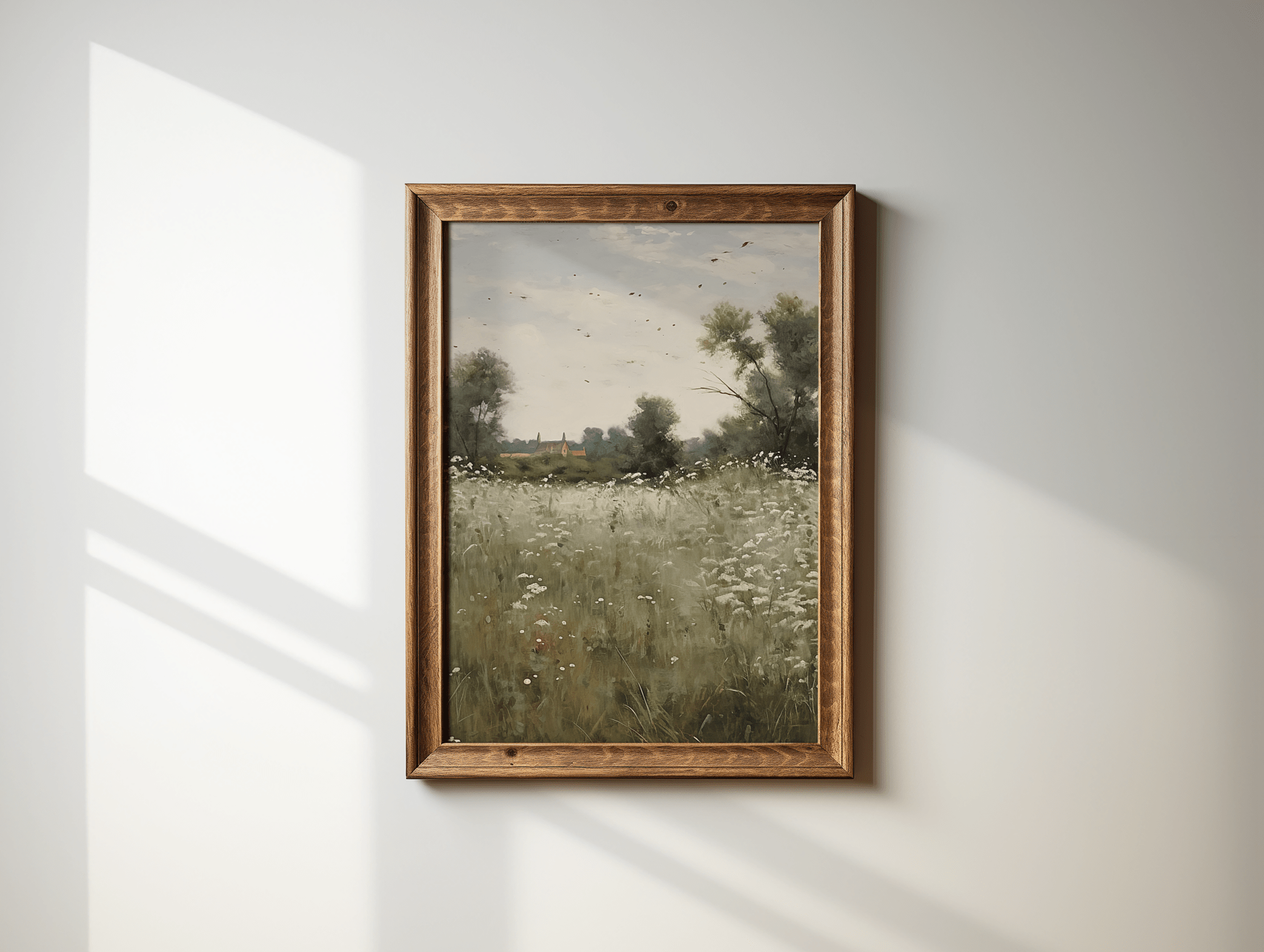 Wildflower Field Country Wall Art Print | Canvas Art, Art Prints & Framed Canvas - Buy Wall Art