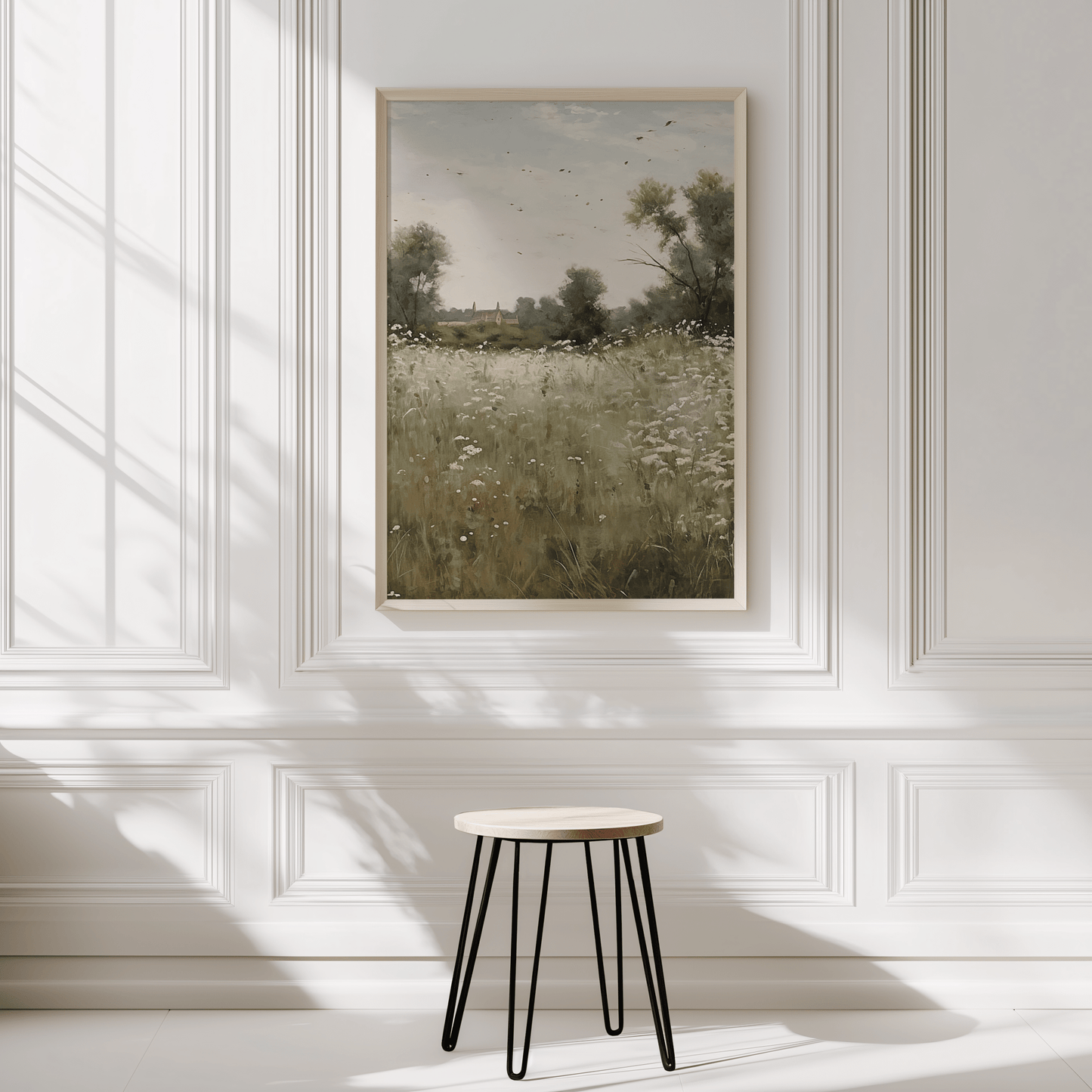 Wildflower Field Country Wall Art Print | Canvas Art, Art Prints & Framed Canvas - Buy Wall Art