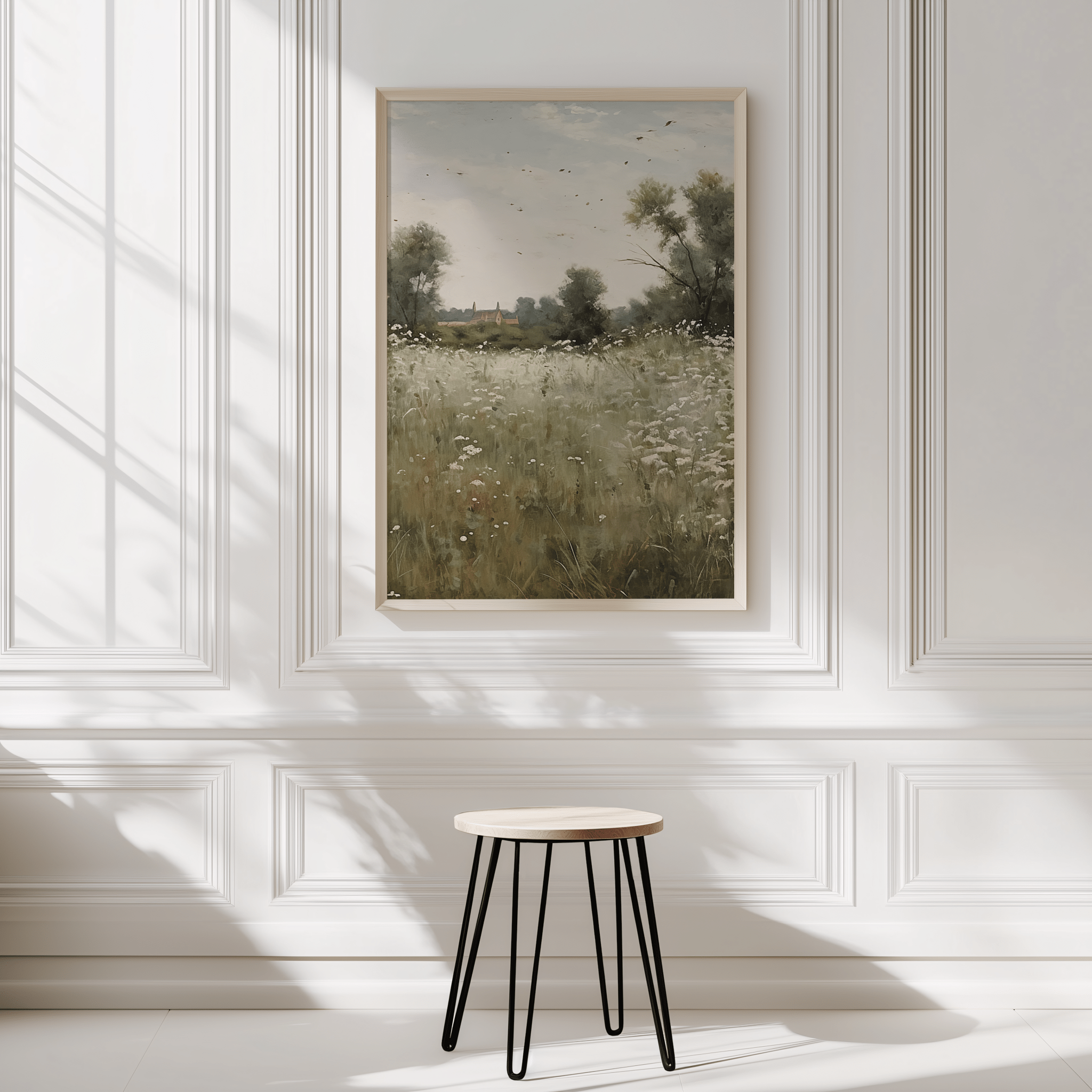 Wildflower Field Country Wall Art Print | Canvas Art, Art Prints & Framed Canvas - Buy Wall Art