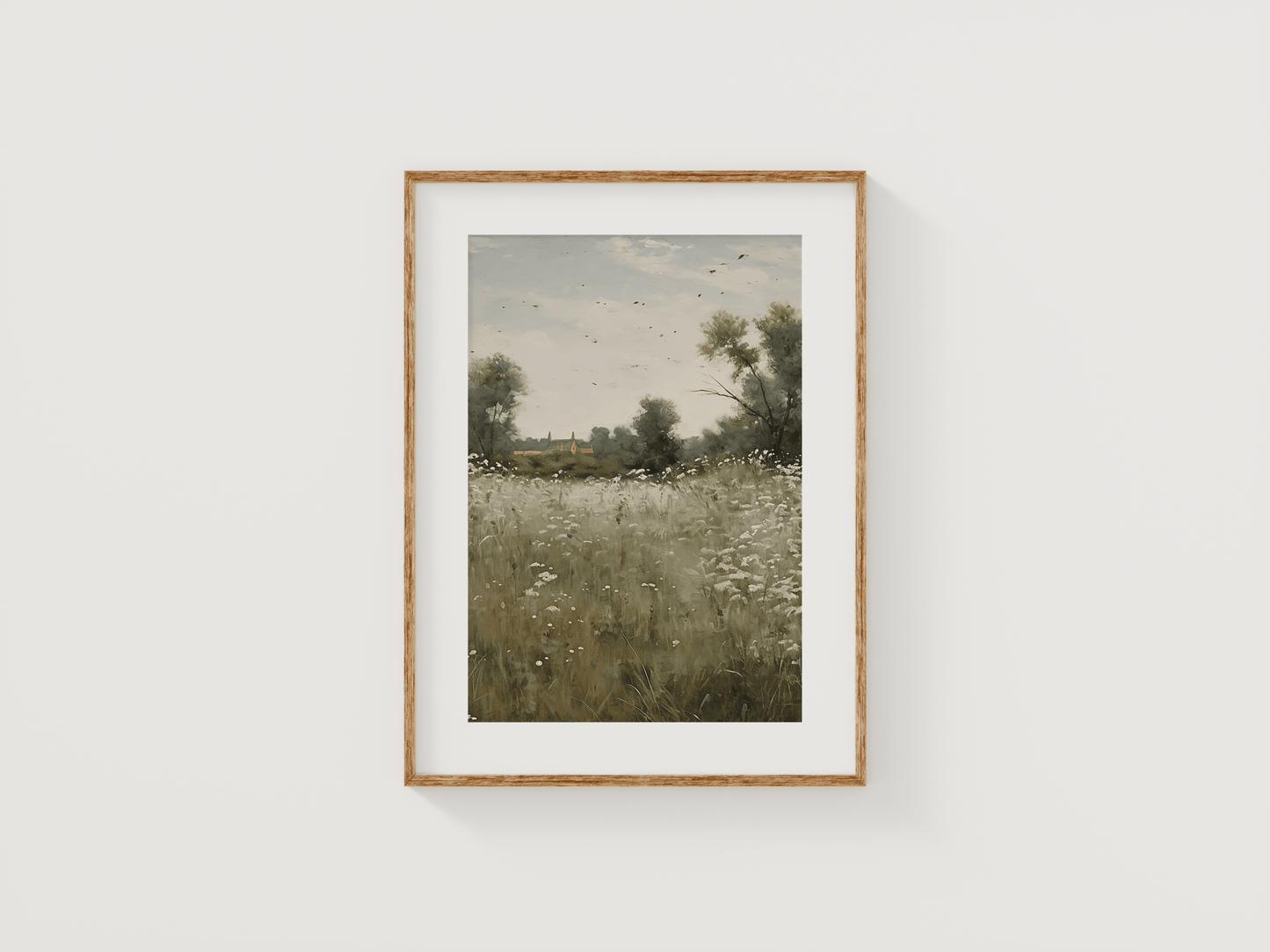 Wildflower Field Country Wall Art Print | Canvas Art, Art Prints & Framed Canvas - Buy Wall Art
