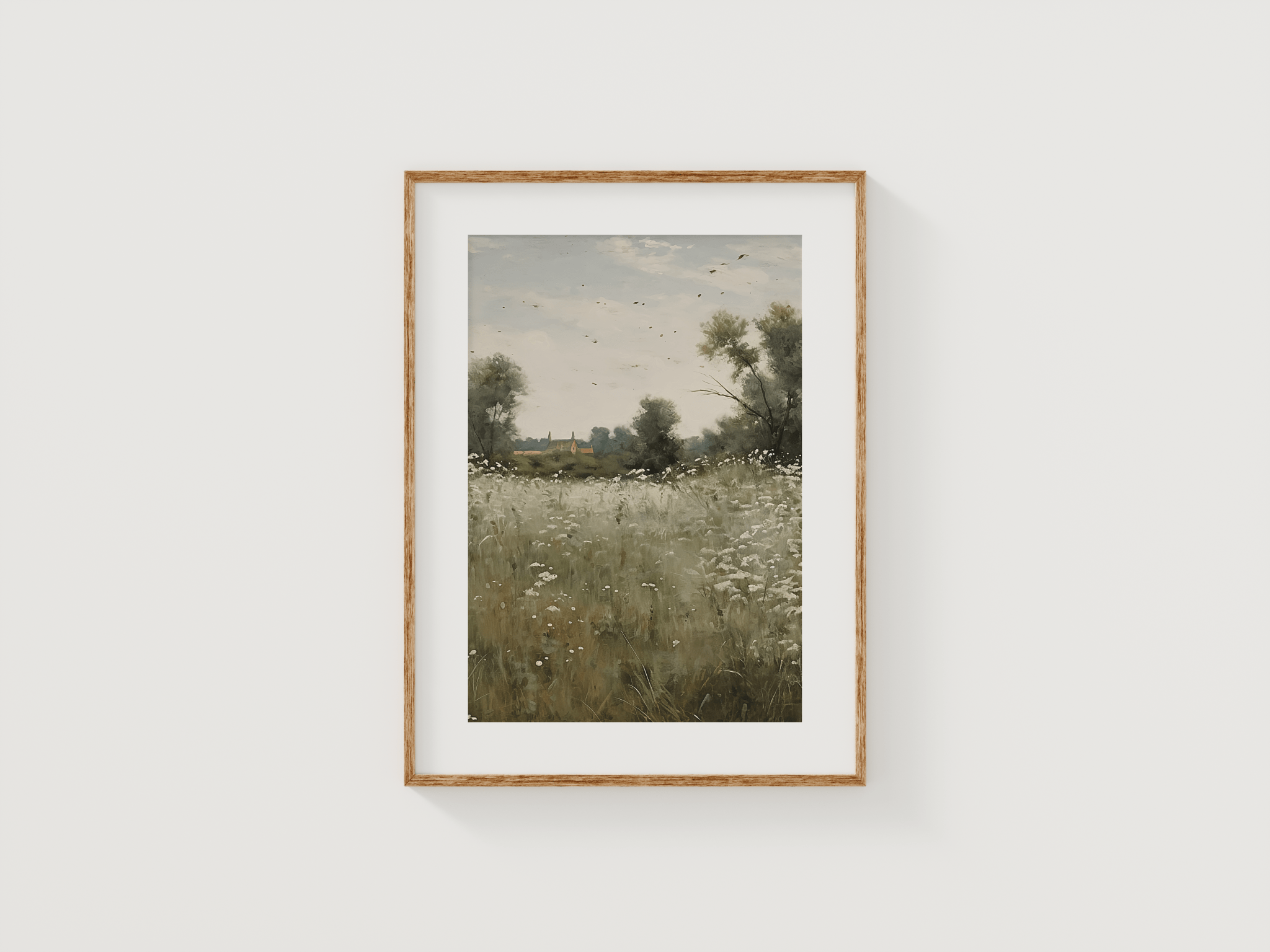 Wildflower Field Country Wall Art Print | Canvas Art, Art Prints & Framed Canvas - Buy Wall Art