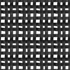 Thick black gingham pattern illustration