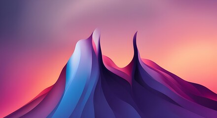 abstract background with waves - generative ai