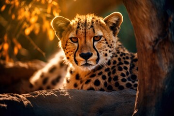 Cheetah in the Wild - Generative AI