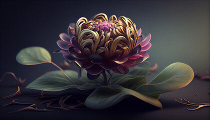 A beautiful image of the flower of patience, Created with AI TOOL