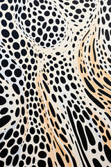 Abstract background with a pattern of spots and dots. Vector illustration. created with generative AI technology.