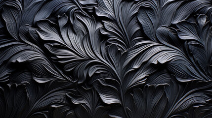 abstract background embossed leaves