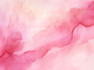 Abstract pink barbiecore watercolor background, ai generated