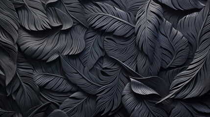 abstract background embossed leaves