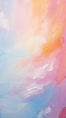 Diverse Shades and Strokes  Pastel Abstract Oil Painting Background