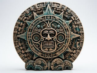 Aztec Sun Stone Carving
